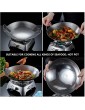 HEMOTON Stainless Steel Paella Pan Double Handle Seafood Pot Korean Paella Serving Grill Pan Home Kitchen Supplies 22cm - B09SG11ZKQG