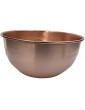Household Big Pure Copper Mixing Bowl Big Beating Bowl Copper hot Pot Diameter-30cm Height- 15cm Pure Pot Copper Soup Pot Copper Pot Ajiao Pot - B093CXGJD6C