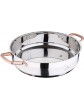 Infinity Chef Chef Paella Pan with Lid Silver 6 Litre 32 x 8.0 cm - B01M8PJAWLE