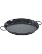 Mabel Home Paella Pan + Paella Burner and Stand Set + Complete Paella Kit for up to 6 to 8 Servings 11.80 inch Gas Burner + 15 inch Enamaled Steel Paella Pan - B07LH697CBO