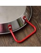 Paella Pan Restaurant Grade Paella Pan,Induction Compatible Compound Flat Bottom Stainless Steel Paella - B08C2JPKVWG