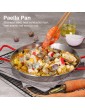 Paella Pans Stainless Steel Spanish Paella Pan with Wide Ear Handle for Serving 3 to 5 People Home Kitchen RestaurantSize:24cm - B098DZ4VP5H