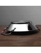 ZHANGLE Stainless steel paella pot paella pan with double handles suitable for restaurants chicken seafood rice stir-fry and other foods - B09T9XJTWKJ