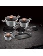 Berlinger Haus Battery of 12+2 Pieces Coated Stone Non-stick Suitable for Induction and Traditional Flame Plates - B0856L6P1VI
