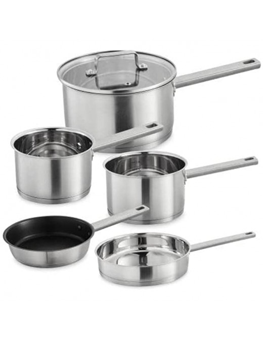 Cooking Stainless Steel Pan & Pot Set - B09XVHNR9DV