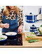 GreenLife Soft Grip Healthy Ceramic Nonstick Frying Pan Skillet Set 7 and 10 Blue - B07RCTP2QVS