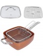 Stew Pot Non‑Stick 4Pcs Set Stainless Steel + Aluminum Saucepan Multifunctional for Baking Frying Roasting for Home for Restaurant - B09XLSMLRYL