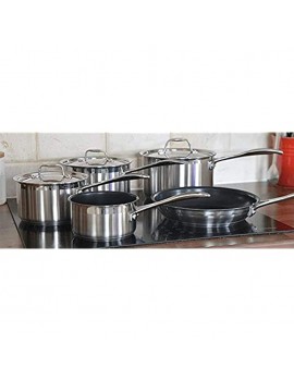 Stoven Professional Induction Stainless Steel 5 Piece Cookware Set - B092D7H848F