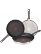 Tefal Daily Cook Non-Stick Stainless Steel Frying Pan Juego de 3 sartenes Black - B07CS8BYYVD