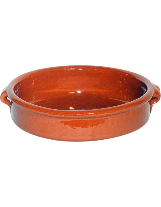 Amazing Cookware SB106 Natural Terracotta 25cm Round Dish Brown - B0083GODOCF