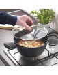 Home Icon Non-Stick Casserole Pan with Lid in Copper Granite Hob to Oven Safe Induction Compatible and 4.5 litres of Capacity 24 cm - B0816SQKV3Z