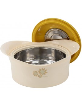 Insulated Serving Dishes with Lids 3 Piece Regalia Thermal Hot Food Containers Set 1 1.5 and 2.5Litres Beige - B01M8FX2KRR