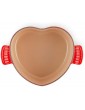 Le Creuset Enamelled Cast Iron Heart-Shaped Casserole Dish With Lid 18 cm 1.9 Litres Cerise 251050206 - B00004SBIAJ