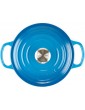 Le Creuset Signature Enamelled Cast Iron Round Casserole Dish With Lid 18 cm 1.8 Litre Marseille Blue - B017YRCP9KK