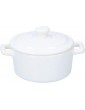 Set of 2 Ceramic Casserole Dishes Mini Individual Serving Hob Pot Pan High Grade Stoneware - B0B29D4XYXO