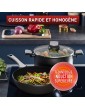 Tefal G2597283 Unlimited ON Non-Stick Shallow Casserole Pot 28cm PFOA free Suitable for all hobs including Induction Thermo Signal Black - B08L6M9ZQJB
