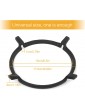 Fumanduo Universal Stove Rack Iron Stand Stove Rack Non-Slip Wok Ring Pan Support Rack Cast Trivets Support Ring Cooktop Range Pan Holder Kitchen Supplies Accessories for Gas Stove Hobs Cooker Black - B0982VCXRBQ