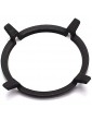 Jcevium 1Pc Black Wok Stands Cast Iron Wok Pan Support Rack for Burners Gas Hobs Cookers Cookers Kitchen Supplies Tool Accessories - B08M9MQP63W