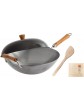 Joyce Chen J21-9972DS-1 Classic Series Carbon Steel Wok Set 4-Piece 14 Cubic_inches Charcoal - B002AQSWNER