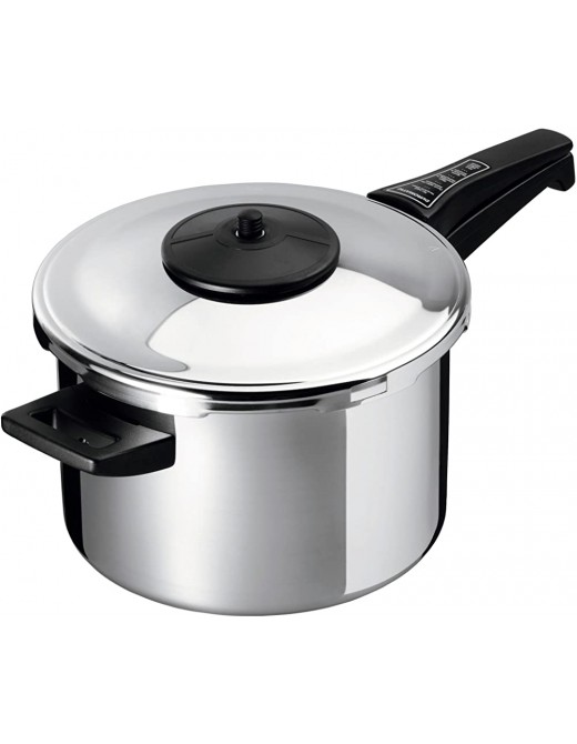 Kuhn Rikon Duromatic Classic Stainless Steel Pressure Cooker with Long Handle 5 Litre 22 cm - B0028O8G3OC