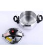 Serein9Z Thickened lid pressure cooker portable outdoor camping cooker universal gas induction cooker suitable for outdoor picnic camping hiking backpack - B09TXT44TLA
