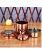 Shabu Shabu Stainless Steel Court Alcohol Stove Buffet Home Picnic Small Pot Alcohol Stove,Copper Gourmet Cooking - B0989S1Z46Y