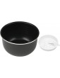 TTAO Universal Steamer Cooker Inner Cooking Pot Nonstick Interior Coated Liner Replacement for Electric Rice Cooker Pressure Cooker Black C 4L - B08XQG7RGZO