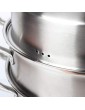 YILIAN Stackable Stainless Steel Pressure Cooker Steamer Insert Pans with Sling Handle Size : 34Cm - B0965P6689B