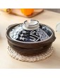 FZYE Japanese Rice Cooker,Ceramic Covered Casserole,Printed Heat Proof Earthenware Clay Pot,Heat-Resistant Soup Pot Slow Stew Pot,Health Saucepan B 3.5l Color : A Size : 1.8L - B09PDKR349H