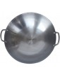 GDSKL Carbon Steel Pot Using Advanced Frequency Conversion Technology to Treat The Pot Body is Not Sticky The Bottom of The Pot is Thickened with Cooking Pot,38Cm - B093PXPPQQB