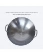 GDSKL Carbon Steel Pot Using Advanced Frequency Conversion Technology to Treat The Pot Body is Not Sticky The Bottom of The Pot is Thickened with Cooking Pot,38Cm - B093PXPPQQB