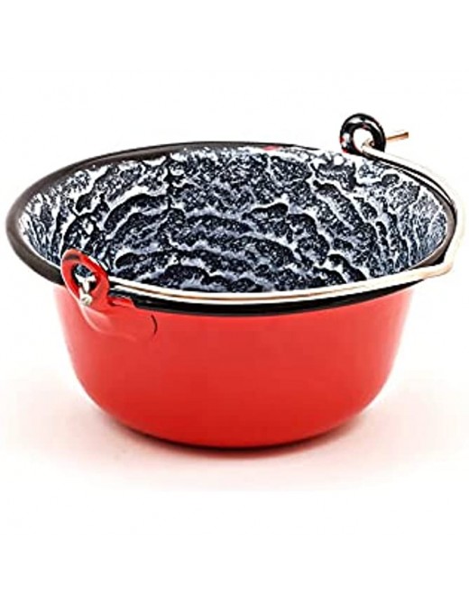 Goulash Soup Serving Kettle 0.75l Authentic Metal Cauldron - B07YRWJMMFB