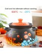 NC Clay Pot for Cooking Ceramic Slow Stew Pot with Lid,Round Casserole Clay Pot,Healthy Not-Stick Stockpot Soup Pot,Hot Pot,Slow Cooker,Stovetop Ceramic Cookware - B09KLKNV42D