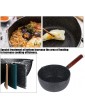 Okuyonic Cooking Pot Multi Purpose Comfortable Handle Stone Pot Improve Cooking Efficiency Lightweight Portable Fast Heating for Outdoor Cooking for Picnic for Stewing18CM without cover - B09TMRTDM1C