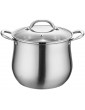 ShiSyan Heavy 16 Stockpots，stewing pot,Stainless steel saucepans with side handles，Heightened overflow prevention,Suitable for All stove tops Size : 26 * 27cm Size : 26 * 27cm - B091YG1DTMC