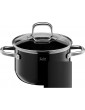 Silit Elegance Line Large Cooking Pot 20 cm Glass Lid Stewing Pan 2.4 L Induction Pot Silargan Functional Ceramic - B087CD7RSSE