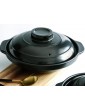 WSSSH Ceramic Black Casserole Clay Pot with Lid for Cooking Hot Pot Dolsot Bibimbap Soup Bean Pot Cooking Stewing Stockpot Kitchenware 400ml - B09PYD5ZTXX