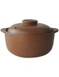 ZYYH Unglazed Ceramic Casserole With Lid,handmade Clay Pot Earthen Pot Onion Soup Crocks Stockpot For Slow Cooking A 3.17quart - B08ZRW3L1SZ