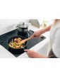 KICHLY Nonstick Frying Pan 28 cm Induction Compatible Scratch Resistant Body Heat Resistant Riveted Handle Egg Crepe Omelette Pan for Gas Electric & Induction Hob - B084Q43MRKA