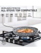 MICHELANGELO Frying Pan Set 20cm,26cm Non Stick Frying Pan with Natural Stone-Derived Coating 100% APEO & PFOA-Free Frying Pan Set Non Stick Granite Frying Pans Oven Safe Frying Pans - B08L76FCLMH