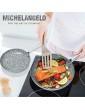 MICHELANGELO Frying Pan Set 20cm,26cm Non Stick Frying Pan with Natural Stone-Derived Coating 100% APEO & PFOA-Free Frying Pan Set Non Stick Granite Frying Pans Oven Safe Frying Pans - B08L76FCLMH