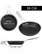 MSMK Non Stick Frying pan 20cm PFOA PTFE Free Induction Frying Pan with Stainless Steel Handle，Omelette Pan Egg Pan Small pan Oven Proof,10 Year Guarantee - B08SM4WH4GX