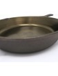 Smooth Cast Iron Skillet Pan 26 cm Large Polished Pre-Seasoned Frying Pan for All Hob Types Includes 2 x Skillet Pan Scrapers and Silicone Handle by Ezo.Home - B09M6WCGWHH