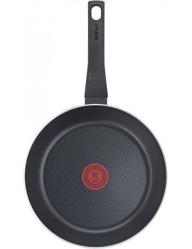 Tefal B55504 Easy Cook & Clean Frying Pan 24cm | Non-Stick Coating | Thermal Signal | Sturdy Base | Easy Cleaning | Deep Shape | Black - B08ZSXDXKFM
