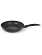 Unibos 28cm Non Stick Frying Fry Pan Marble Effect Coating Non Scratch Coating No Oil Required Heat-Resistant Handle - B018BHFVV6I
