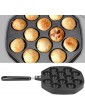 Demeras Takoyaki Mold Takoyaki Pan Kitchen Baking Tools Professional Made Anti Scalding Handle Efficient and Safe Easy To Clean Octopus Balls Maker for Chef for Home - B09Q33QTKDA
