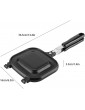 Grill Press Multifunctional Durable Panini Press Double-Sided Non-Stick Making for Frying Egg Pancake Cakes - B09DTQNWDWB