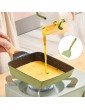 MagiDeal Japanese Omelette Pan Smokeless Ham Pancake Burger Maker Fried Egg Pan Cooking Tool Green with Spatula - B09LYYFP4NW