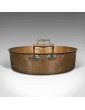 Antique Country House Braising Pan English Bronze Cooking Pot Victorian - B09TTLKKPVG