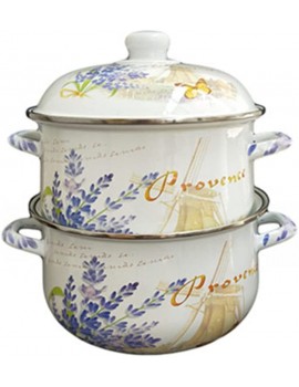 GFDFD Household Five-Piece Enamel Pot Stew Pot Cooking Pot Soup Pot Noodle Pot Cooking Pot Seasoning Pot Universal Pots and Pans - B09CNSJC5QM